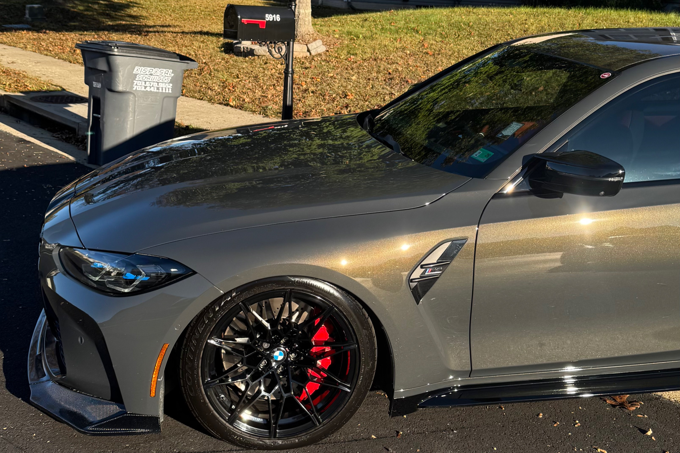 Gray BMW M3